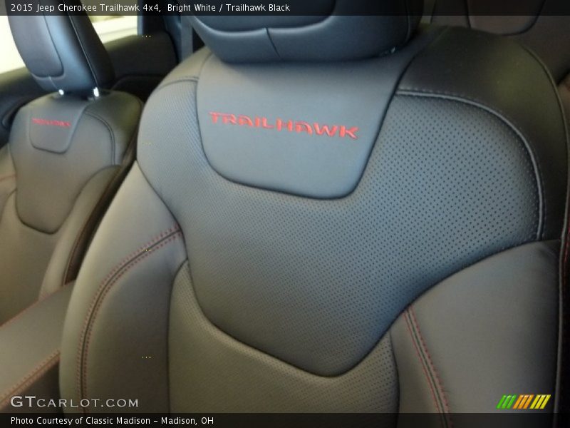 Bright White / Trailhawk Black 2015 Jeep Cherokee Trailhawk 4x4
