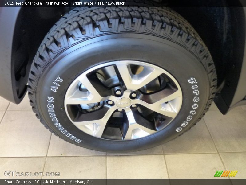 Bright White / Trailhawk Black 2015 Jeep Cherokee Trailhawk 4x4