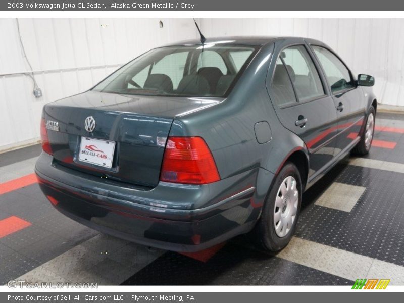 Alaska Green Metallic / Grey 2003 Volkswagen Jetta GL Sedan