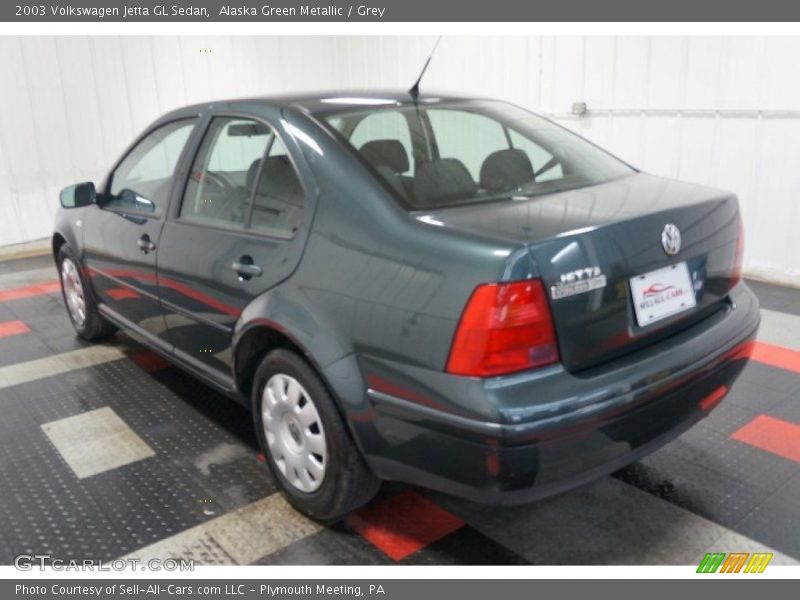 Alaska Green Metallic / Grey 2003 Volkswagen Jetta GL Sedan