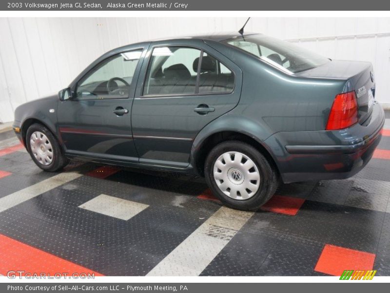 Alaska Green Metallic / Grey 2003 Volkswagen Jetta GL Sedan