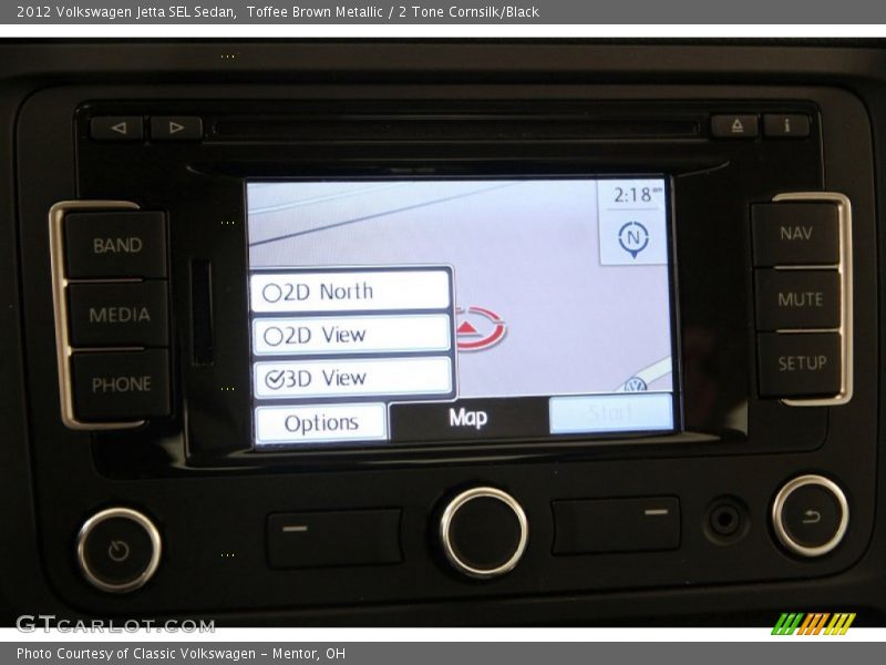 Toffee Brown Metallic / 2 Tone Cornsilk/Black 2012 Volkswagen Jetta SEL Sedan