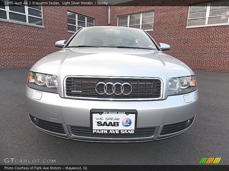 Light Silver Metallic / Ebony 2005 Audi A4 3.0 quattro Sedan