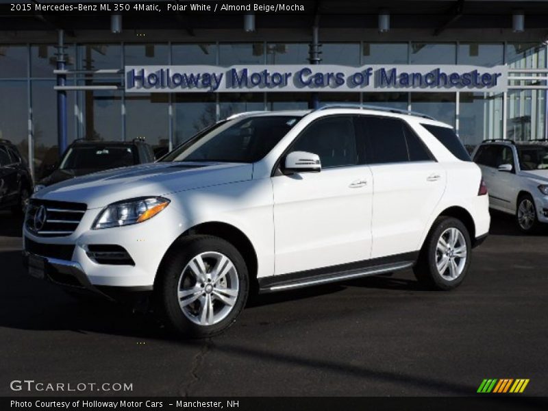 Polar White / Almond Beige/Mocha 2015 Mercedes-Benz ML 350 4Matic