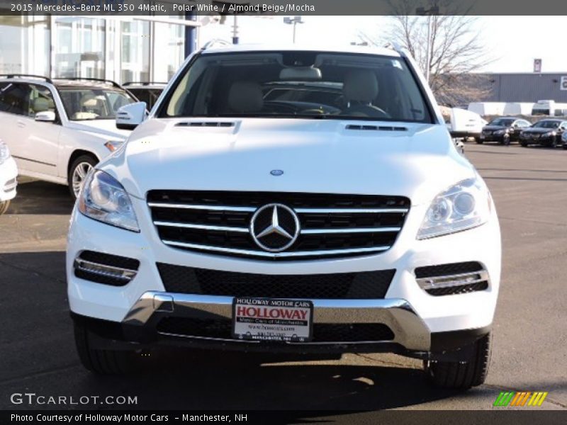 Polar White / Almond Beige/Mocha 2015 Mercedes-Benz ML 350 4Matic