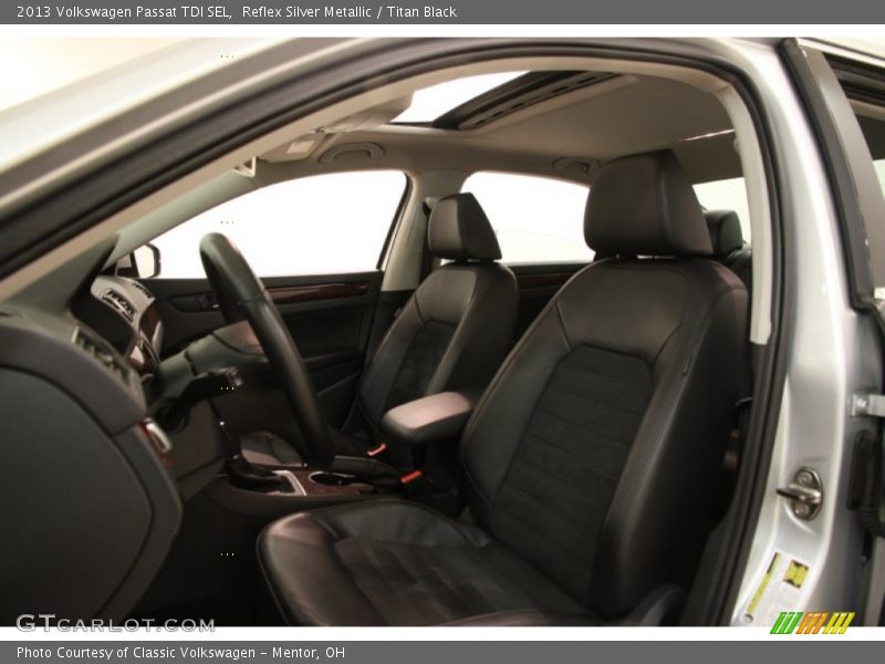 Reflex Silver Metallic / Titan Black 2013 Volkswagen Passat TDI SEL