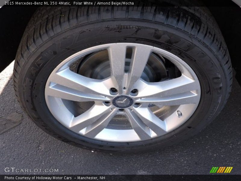 Polar White / Almond Beige/Mocha 2015 Mercedes-Benz ML 350 4Matic