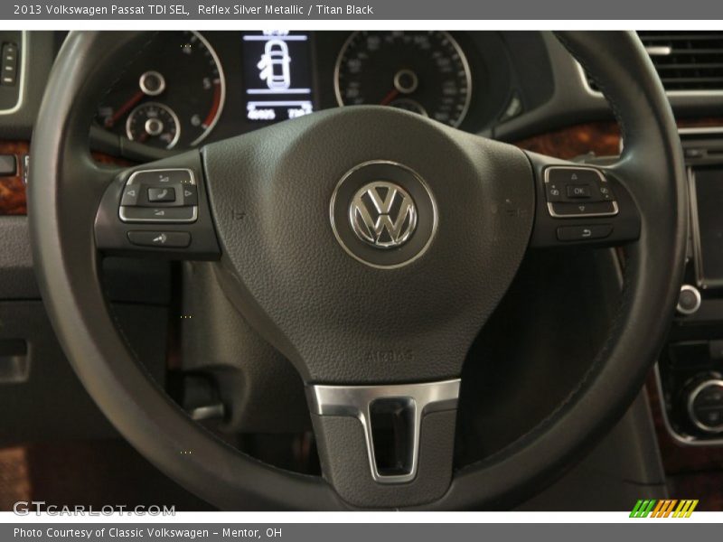 Reflex Silver Metallic / Titan Black 2013 Volkswagen Passat TDI SEL