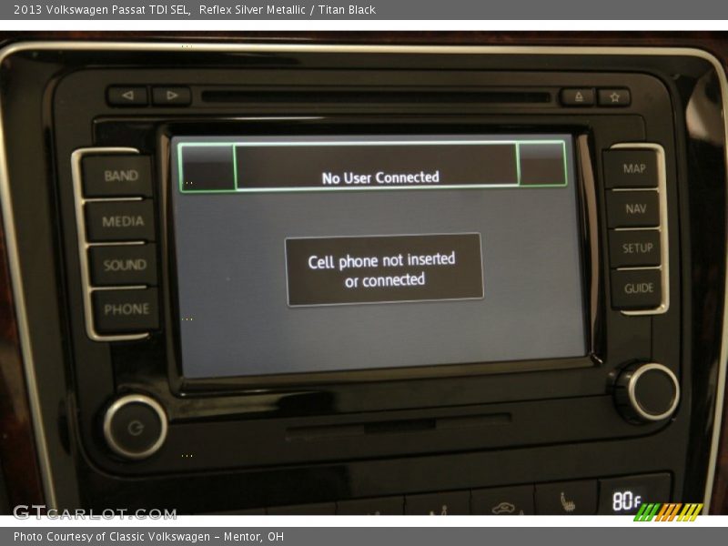 Reflex Silver Metallic / Titan Black 2013 Volkswagen Passat TDI SEL