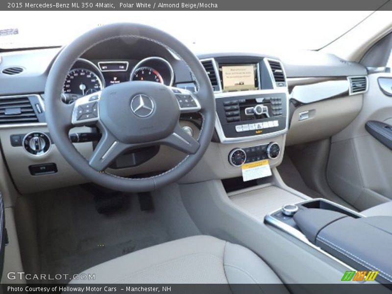 Polar White / Almond Beige/Mocha 2015 Mercedes-Benz ML 350 4Matic