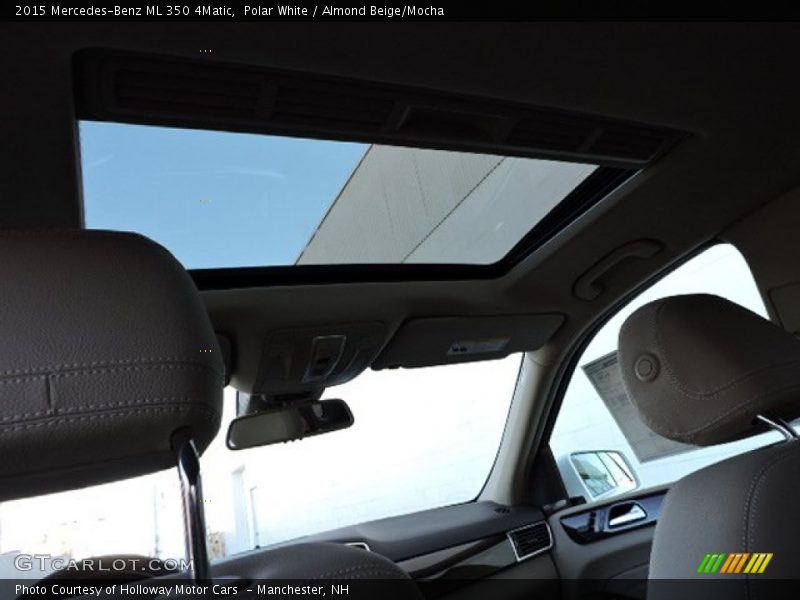 Polar White / Almond Beige/Mocha 2015 Mercedes-Benz ML 350 4Matic
