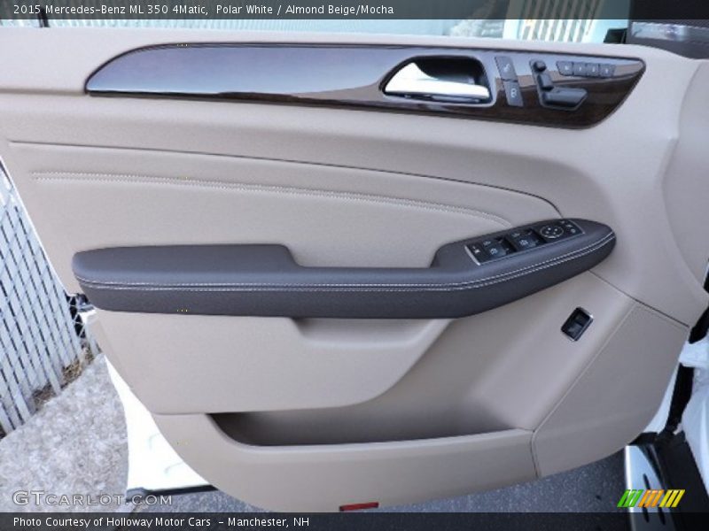 Polar White / Almond Beige/Mocha 2015 Mercedes-Benz ML 350 4Matic