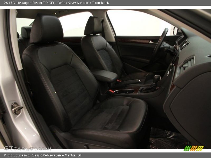 Reflex Silver Metallic / Titan Black 2013 Volkswagen Passat TDI SEL