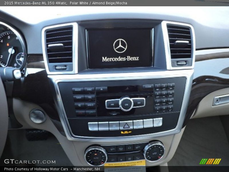 Polar White / Almond Beige/Mocha 2015 Mercedes-Benz ML 350 4Matic