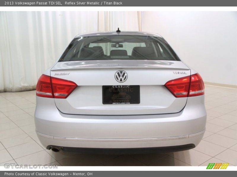 Reflex Silver Metallic / Titan Black 2013 Volkswagen Passat TDI SEL