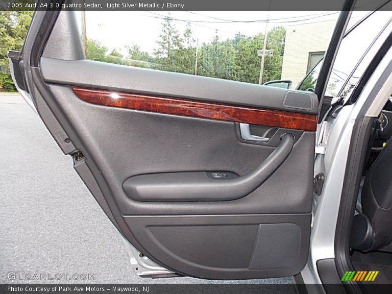 Light Silver Metallic / Ebony 2005 Audi A4 3.0 quattro Sedan