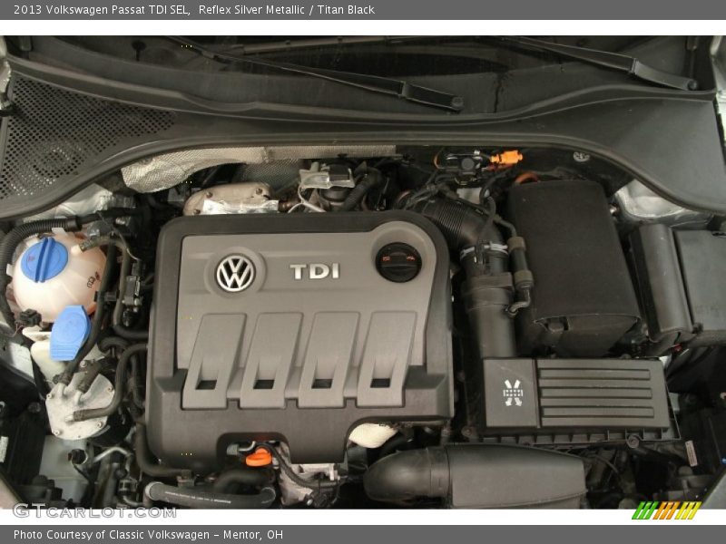 Reflex Silver Metallic / Titan Black 2013 Volkswagen Passat TDI SEL
