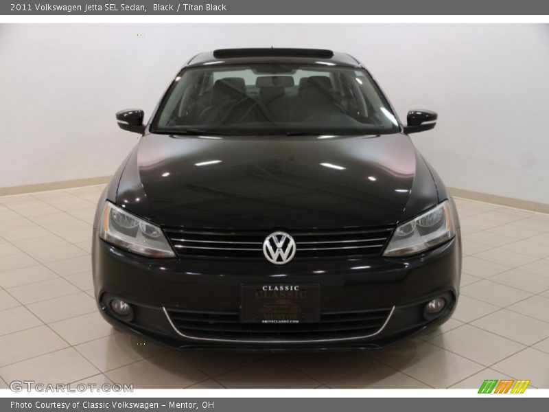 Black / Titan Black 2011 Volkswagen Jetta SEL Sedan