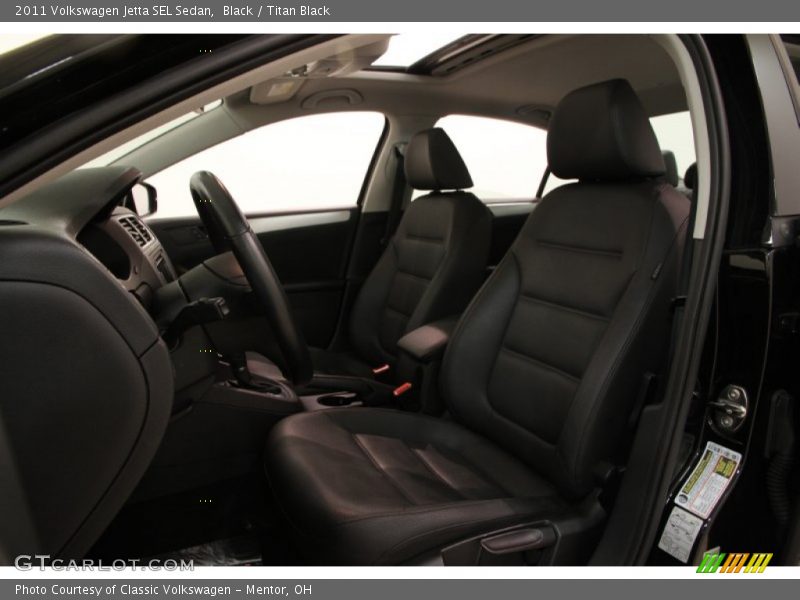 Black / Titan Black 2011 Volkswagen Jetta SEL Sedan