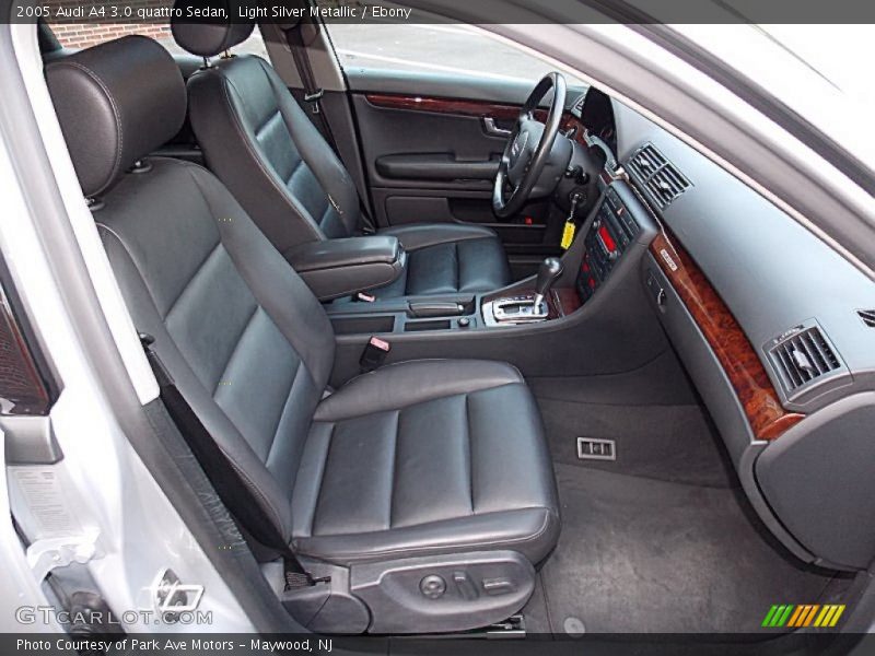 Light Silver Metallic / Ebony 2005 Audi A4 3.0 quattro Sedan