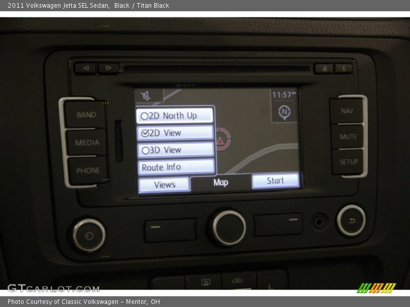 Black / Titan Black 2011 Volkswagen Jetta SEL Sedan