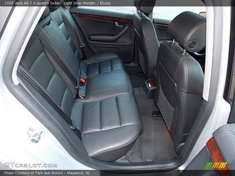 Light Silver Metallic / Ebony 2005 Audi A4 3.0 quattro Sedan