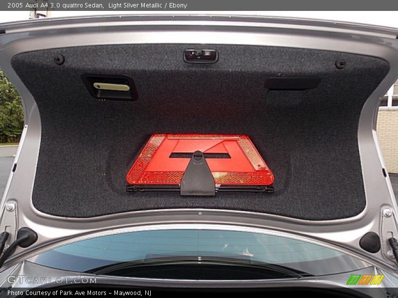 Light Silver Metallic / Ebony 2005 Audi A4 3.0 quattro Sedan