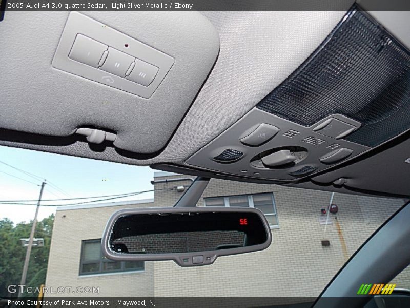Light Silver Metallic / Ebony 2005 Audi A4 3.0 quattro Sedan