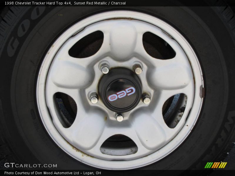 Sunset Red Metallic / Charcoal 1998 Chevrolet Tracker Hard Top 4x4