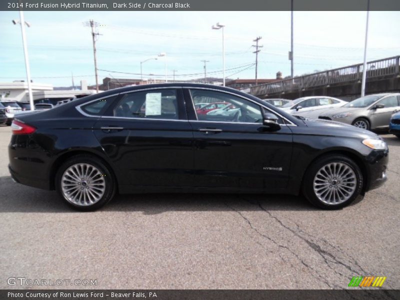 Dark Side / Charcoal Black 2014 Ford Fusion Hybrid Titanium