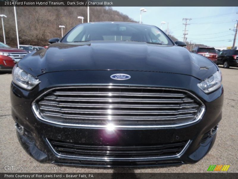 Dark Side / Charcoal Black 2014 Ford Fusion Hybrid Titanium