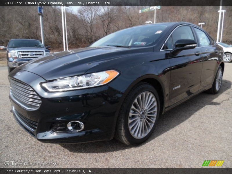 Dark Side / Charcoal Black 2014 Ford Fusion Hybrid Titanium
