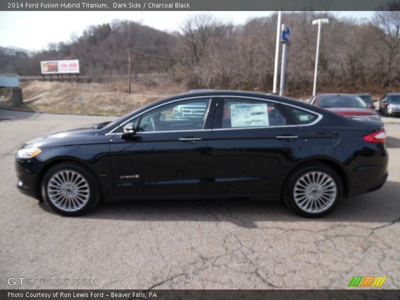 Dark Side / Charcoal Black 2014 Ford Fusion Hybrid Titanium