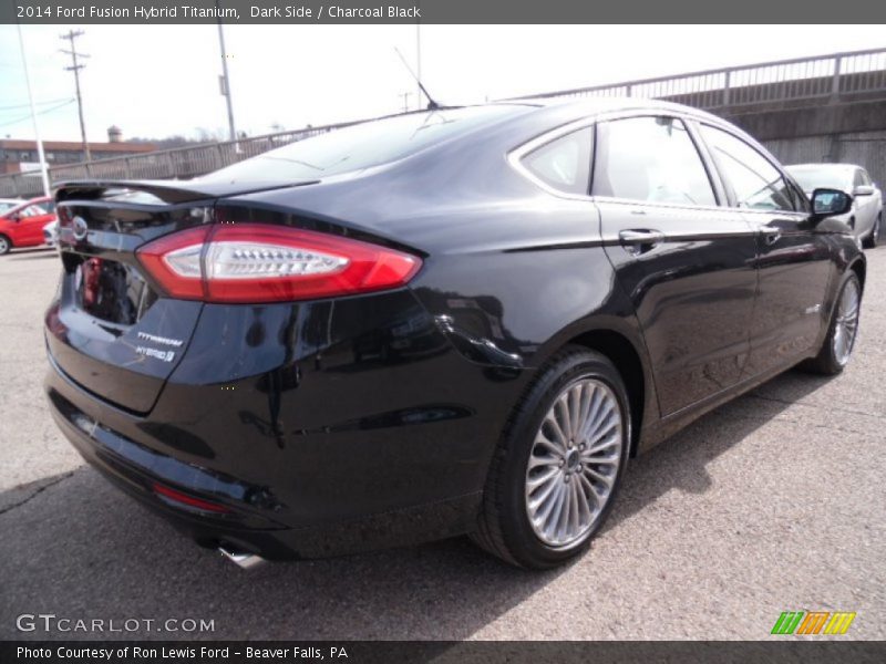 Dark Side / Charcoal Black 2014 Ford Fusion Hybrid Titanium