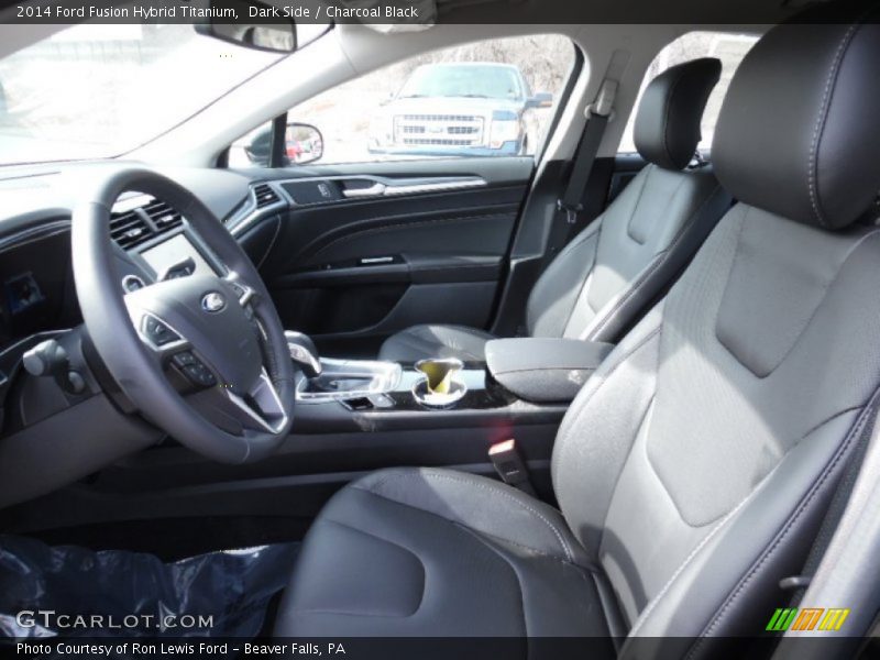 Dark Side / Charcoal Black 2014 Ford Fusion Hybrid Titanium