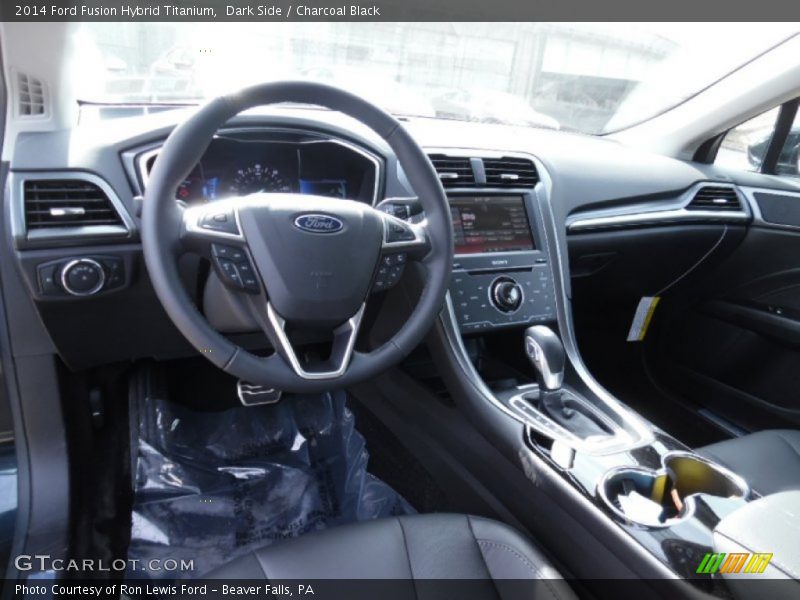Dark Side / Charcoal Black 2014 Ford Fusion Hybrid Titanium