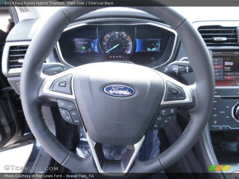 Dark Side / Charcoal Black 2014 Ford Fusion Hybrid Titanium