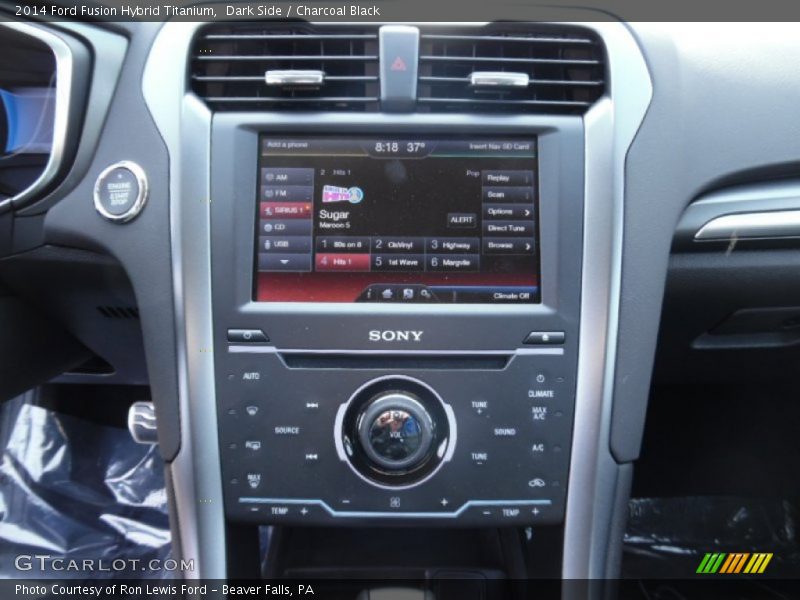 Dark Side / Charcoal Black 2014 Ford Fusion Hybrid Titanium