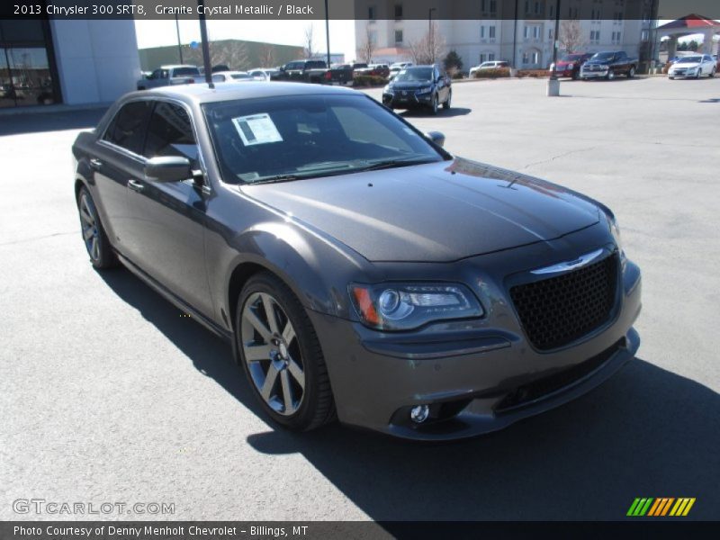Granite Crystal Metallic / Black 2013 Chrysler 300 SRT8