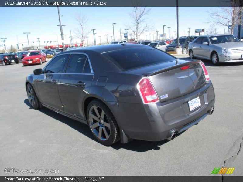 Granite Crystal Metallic / Black 2013 Chrysler 300 SRT8