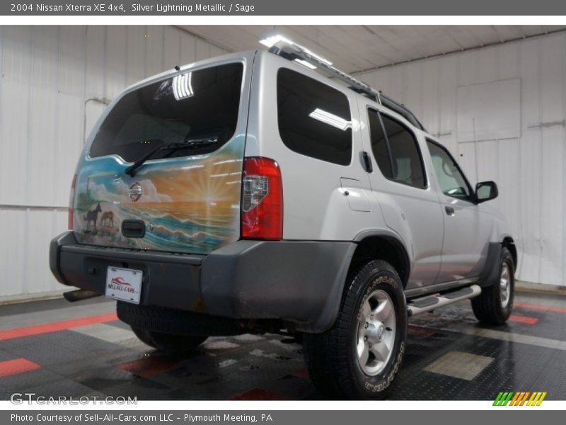 Silver Lightning Metallic / Sage 2004 Nissan Xterra XE 4x4