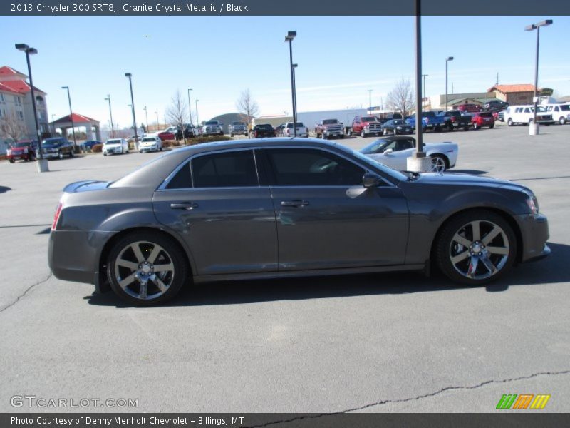 Granite Crystal Metallic / Black 2013 Chrysler 300 SRT8