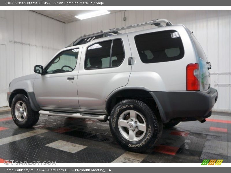 Silver Lightning Metallic / Sage 2004 Nissan Xterra XE 4x4