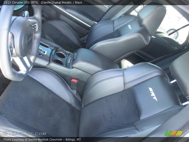 Granite Crystal Metallic / Black 2013 Chrysler 300 SRT8