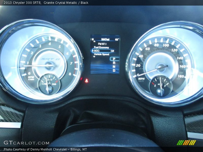 Granite Crystal Metallic / Black 2013 Chrysler 300 SRT8