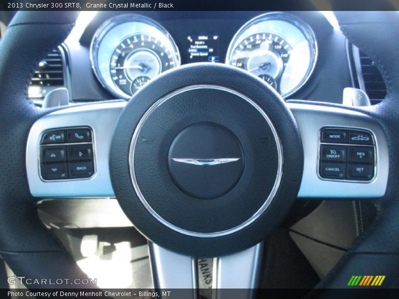 Granite Crystal Metallic / Black 2013 Chrysler 300 SRT8
