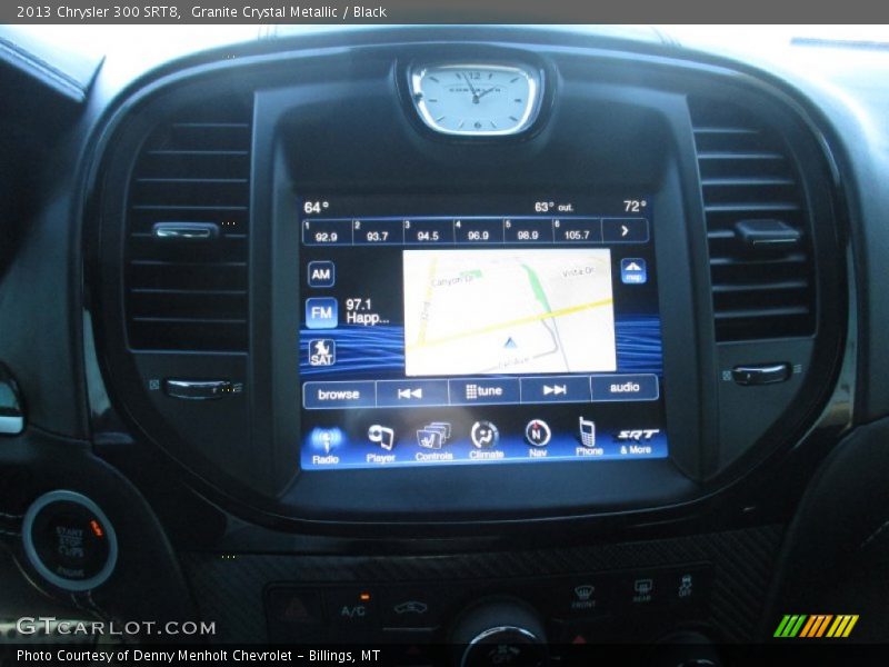 Granite Crystal Metallic / Black 2013 Chrysler 300 SRT8