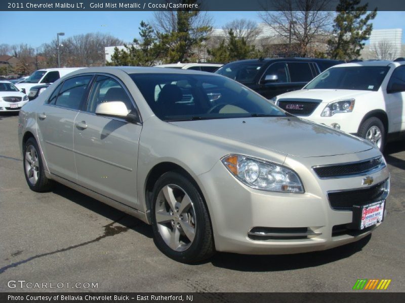 Gold Mist Metallic / Cocoa/Cashmere 2011 Chevrolet Malibu LT