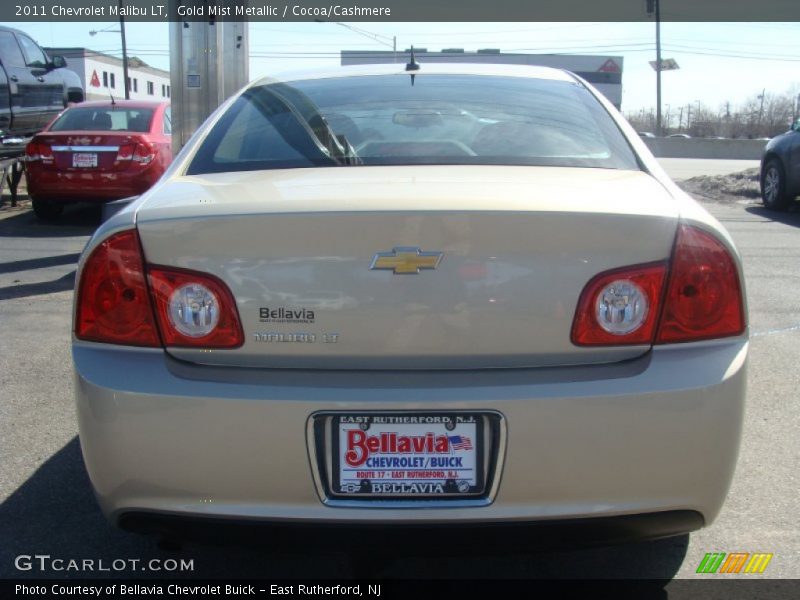 Gold Mist Metallic / Cocoa/Cashmere 2011 Chevrolet Malibu LT