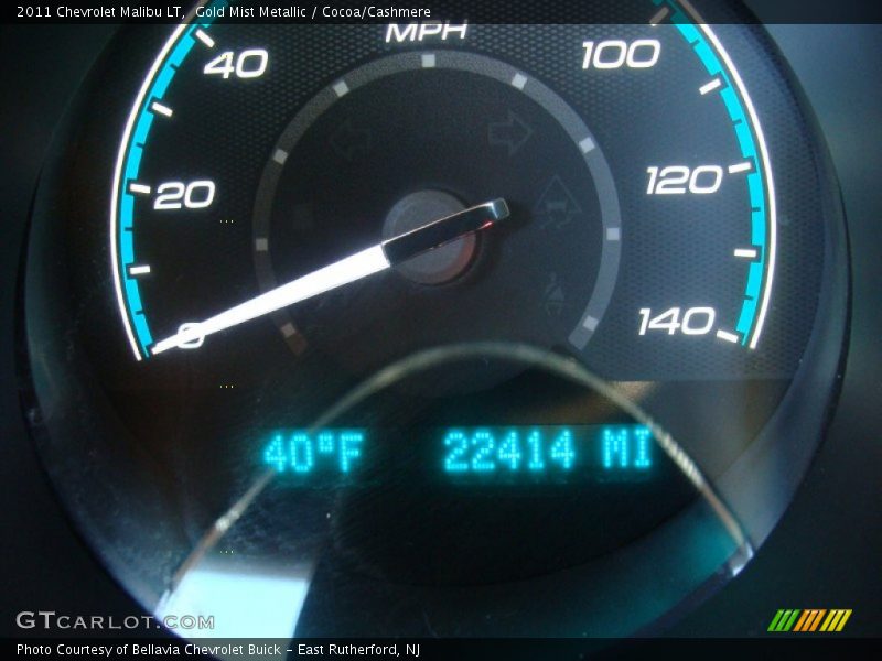 Gold Mist Metallic / Cocoa/Cashmere 2011 Chevrolet Malibu LT